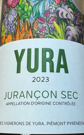 Les Vignerons de Yura Jurancon Sec 2023
